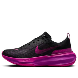 Кроссовки zoomx invincible run 3 'black vivid grape' Nike, черный dr2615-006 | black/vivid grape/hyper violet/laser fuchsia