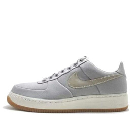 Кроссовки x supreme air force 1 'canvas medium grey' Nike, серый 316133-011 | medium grey/sail/white