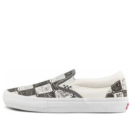 Кроссовки daniel johnston x skate slip-on 'cassette tape' Vans, черный vn0a5fcaao7 | black/white/grey