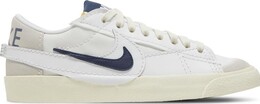 Nike Кроссовки Blazer Low '77 Jumbo SE 'White Midnight Navy', белый fd0378 121 | white
