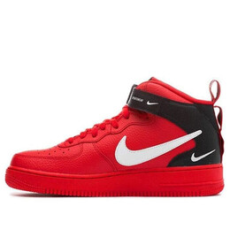 Кроссовки air force 1 mid '07 lv8 'overbranding' Nike, красный 804609-605 | red/black/white