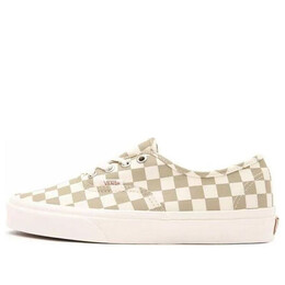Кроссовки authentic wear-resistant non-slip low top casual skate shoes white brown grid 'white brown' Vans, белый vn0a5hzs9fo | white/brown