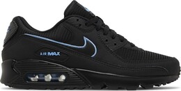 Nike Кроссовки Air Max 90 'Black University Blue', черный fj4218 001 | black