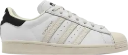 Adidas Кроссовки Superstar 'Debossed Stripes - Wonder White Black', белый id4675 | white