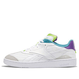 Кроссовки club c rc 1.0 'white gray purple' Reebok, белый dv8659 | white/gray/purple/green