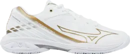 Mizuno Кроссовки Wave Claw 3 Wide 'White Gold', белый 71ga244341 | white