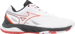 Mizuno Кроссовки Wave Fang 2 Wide 'White Radiant Red Ebony', белый 71ga231303 | white