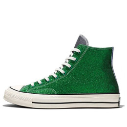 Кроссовки j.w. anderson x chuck 70 'gltter gutter' Converse, зеленый 160805c | green/black