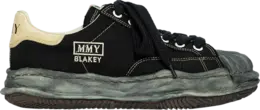 Кроссовки Maison Mihara Yasuhiro Blakey OG Sole Canvas Low 'Black', черный a11fw716 blk | black