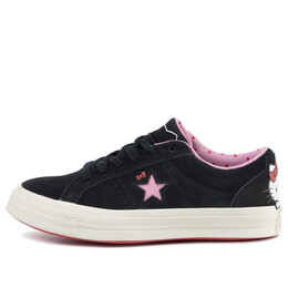 Кроссовки hello kitty x one star suede low 'black' Converse, черный 162938c | black