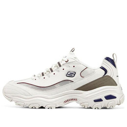 Кроссовки dlites 1.0 'white' Skechers, белый 894199-ntmt | white/brown