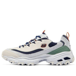 Кроссовки dlites 1.0 chunky shoes 'beige navy' Skechers, бежевый 894265-gynv | beige / navy