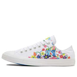 Кроссовки chuck taylor all star low 'pride' Converse, белый 170823c | white/multi-color