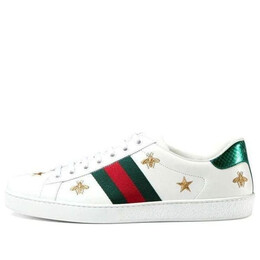 Кроссовки ace embroidered 'bees and stars' Gucci, белый 386750-a38f0-9073 | white