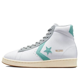 Кроссовки pro leather 'white soft aloe' Converse, белый 171607c | white/blue