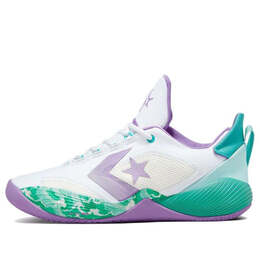 Кроссовки all star bb shift 'white pixel purple' Converse, белый 172890c | white/green/purple