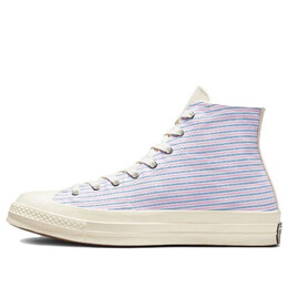Кроссовки chuck 70 high 'multi-color retro stripes' Converse, белый a00457c | white/red/blue