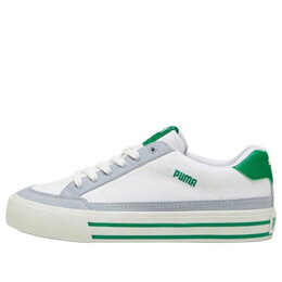 Кроссовки court classic vulc sneakers 'white green' Puma, белый 395020-06 | white/green