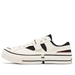 Кроссовки x feng chen wang chuck 70 low '2-in-1 - egret' Converse, черный a08857c | black/egret/black