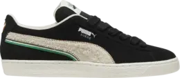 Puma Кроссовки Suede 'For The Fanbase - Black Warm White', черный 397266 02 | black