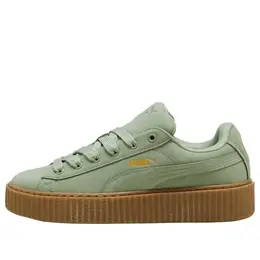 Кроссовки x fenty creeper phatty 'earth tone pack - green fog' Puma, зеленый 396813-02 | green fog/gold/gum