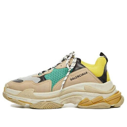 Кроссовки triple s sneaker 'green yellow' 2018 Balenciaga, желтый 516440w09o27070 | yellow