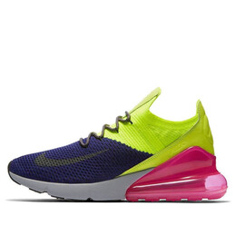 Кроссовки air max 270 flyknit 'multi-color' Nike, мультиколор ao1023-501 | rgncy prpl/thndr gry-vlt-pnk b
