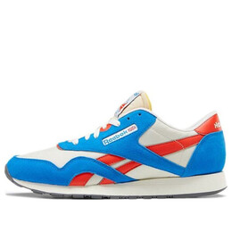 Кроссовки classic nylon sports shoes white/blue/black Reebok, черный q47264 | whiteblueblack
