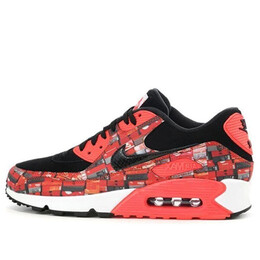 Кроссовки atmos x air max 90 'we love ' Nike, черный aq0926-001 | black/infrared-white
