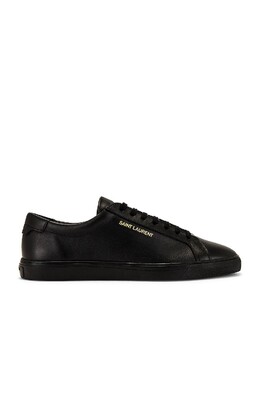 Кроссовки мужские Andy Sneaker Saint Laurent, черный slau-mz118 | black