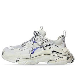 Кроссовки triple s 'white' Balenciaga, белый 536737w3srb9014 | default white/blue