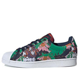 Кроссовки superstar 'chinese new year' Adidas, черный fw5366 | 1black/blue/pink/green