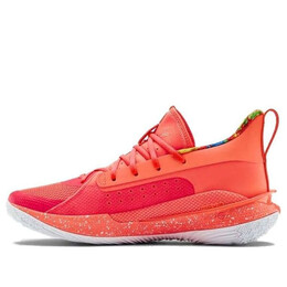 Кроссовки sour patch kids x curry 7 'peach plasma' Under Armour, красный 3021258-603 | red