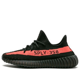 Кроссовки yeezy boost 350 v2 'red' Adidas, мультиколор by9612 | cblack/red/cblack