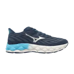 Кроссовки Mizuno Wave Sky 8 Blue Wing Teal, синий j1gc240205 | blue wing teal