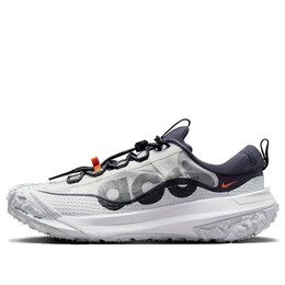 Кроссовки acg mountain fly 2 low 'white bright mandarin' Nike, мультиколор dv7903-001 | gridiron/black/summit white/bright mandarin