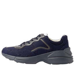 Кроссовки rhyton 'maxi gg supreme - blue' Gucci, синий 725932-faa5d-4553 | navy/grey