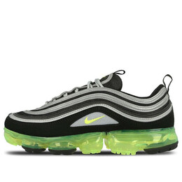 Кроссовки air vapormax 97 Nike, черный aj7291-001 | black/volt/metallic silver/white