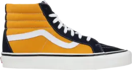 Кеды Vans Sk8-Hi 38 DX Anaheim Factory OG Navy, желтый vn0a38gfubt | yellow