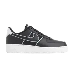 Кроссовки Nike Air Force 1 Low '07 LV8 'Black Iridescent Outline', черный at6147 001 | black