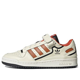 Кроссовки оригиналы унисекс форум низкие кроссовки слоновая кость оранжевый Adidas, белый hr0460 | creamwhite/brown/black