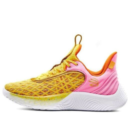 Кроссовки curry flow 9 x sesame street 'street pack - play big' Under Armour, желтый 3024248-702 | yellow/pink
