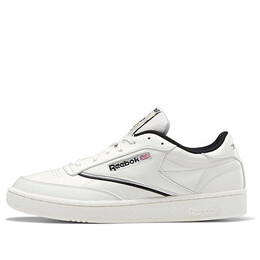 Кроссовки club c 85 'ivory black' Reebok, черный fx3361 | black/white