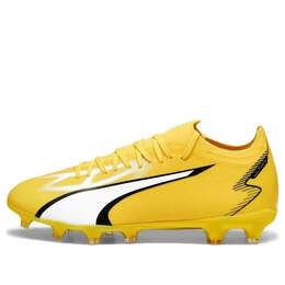 Кроссовки ultra match fg/ag 'yellow blaze white black' Puma, желтый 107347-04 | yellow blaze/white/black