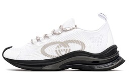 Кроссовки мужские Gucci Run, белый / черный 714658 usm10 8475