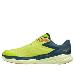 Кроссовки zinal 'evening primrose blue coral' Hoka One One, зеленый 1119399-epbc | green/yellow