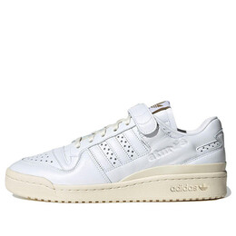 Кроссовки оригиналы форум x атомы 84 низкая золотая звезда упаковка Adidas, белый h06345 | white/cream