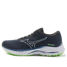 Кроссовки wave rider 26 'black' Mizuno, черный j1gc220354 | black/white/green