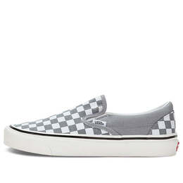 Кроссовки classic slipon 'bricolage check' Vans, мультиколор vn0a7q58bm7 | grey/white