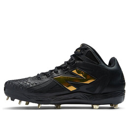 Кроссовки ohtani 1 cleats 'black metallic gold' New Balance, черный mshobk1 | black/metallic gold